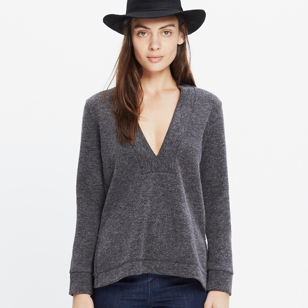 Madewell Low-V Pullover Top